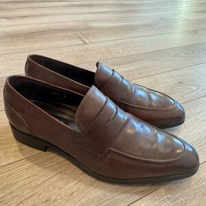 To Boot New York Classic Devries Brown Leather Loafers Size 8